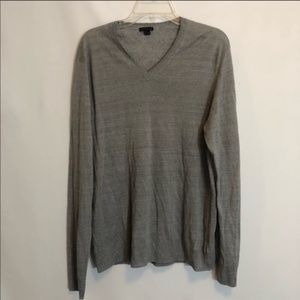 Theory Men’s V Neck Sweater NWOT Grey